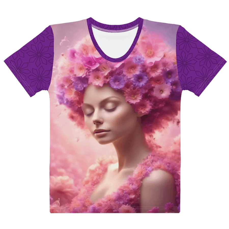 Pink Flower Girl T-Shirt product image (12)