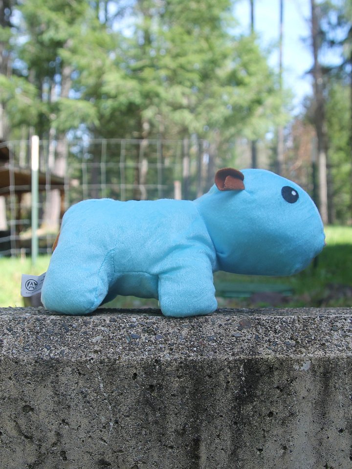 Blue Capybara Plush Toy product image (2)