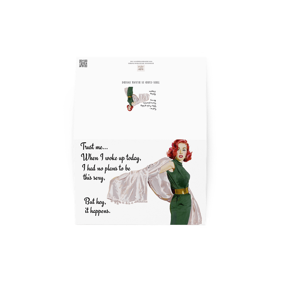 Motivational Greeting Card Looking Beautiful Today product image (3)