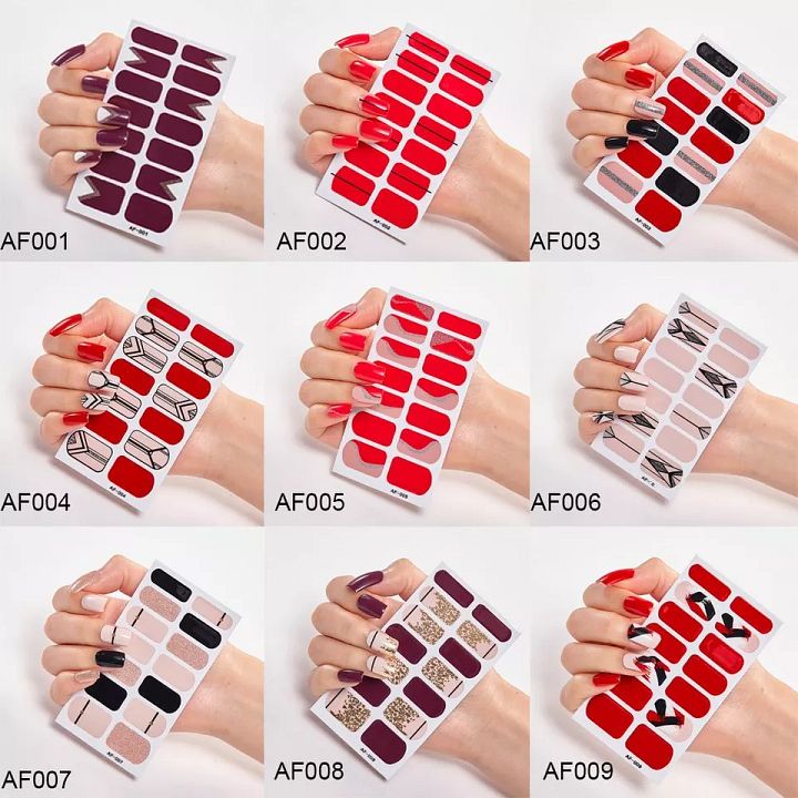 for Women Girls Nail Art Decal Nail Stickers Nail Polish Strips Full Nail Wraps product image (2)