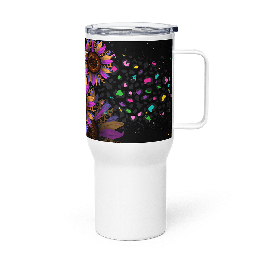 bright pinks sunflower best Teacher Travel Mug gift for all teachers product image (4)