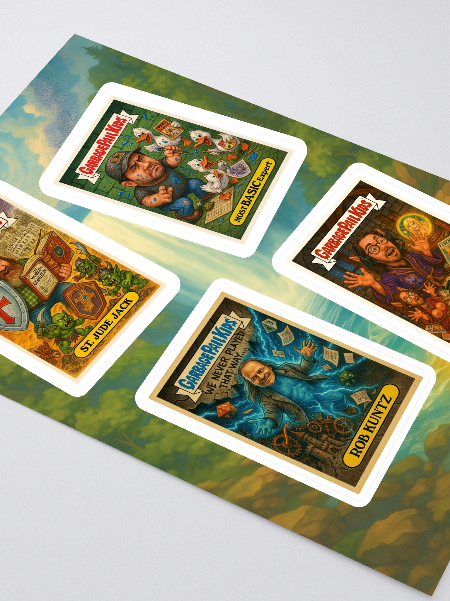 GPK Parody Sticker Sheet [TTRPG Twitter Edition] Sheet 6 product image (2)