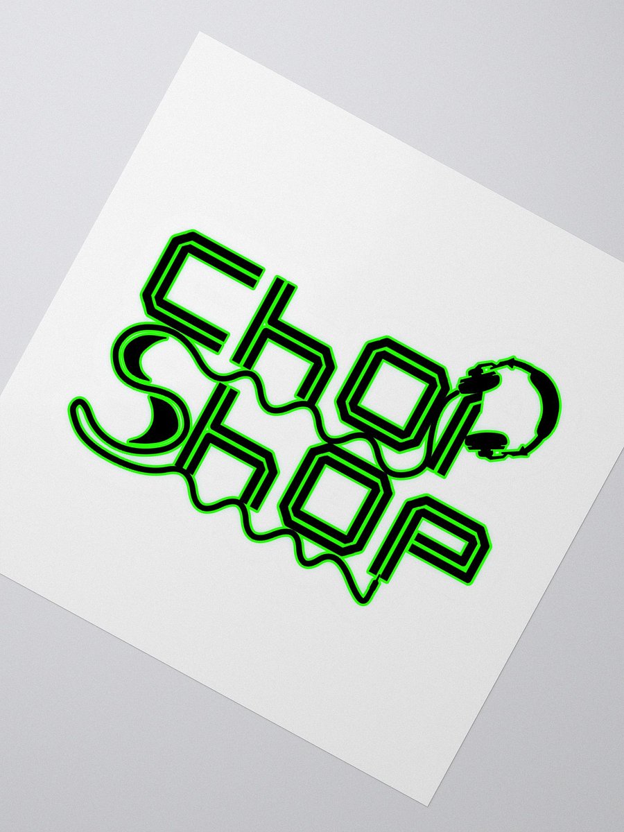 Neon Chop Shop Headphones Stickers product image (2)