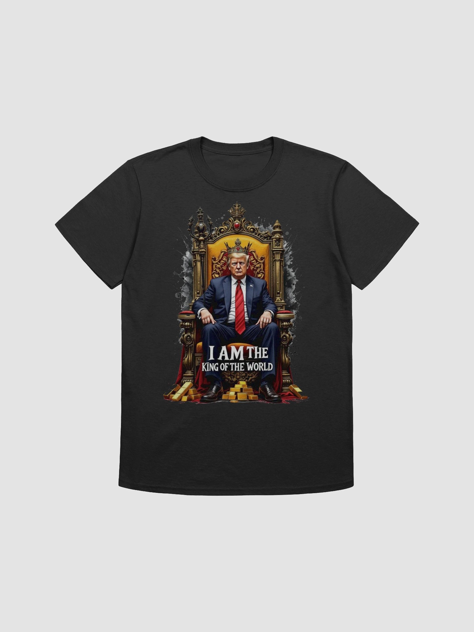 Trump King of The Wporld Satire T-Shirt product image (4)