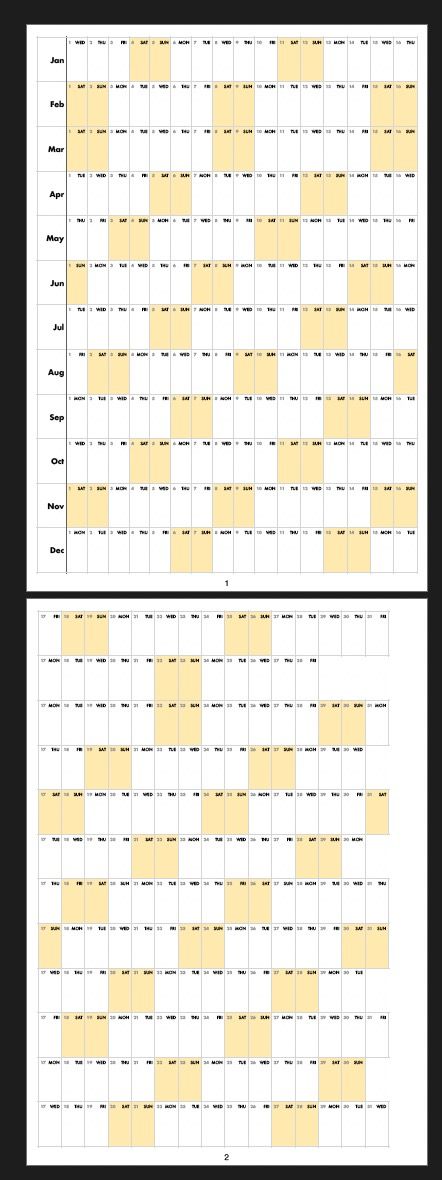 2025 Simple Yearly Planner (download) product image (2)
