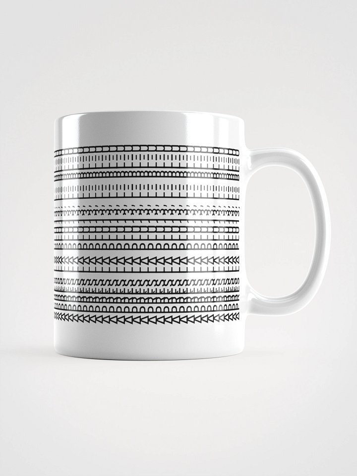 Mug Blanc Codé Zen - Après la Pluie, le Bleu - Cadeau Original product image (1)
