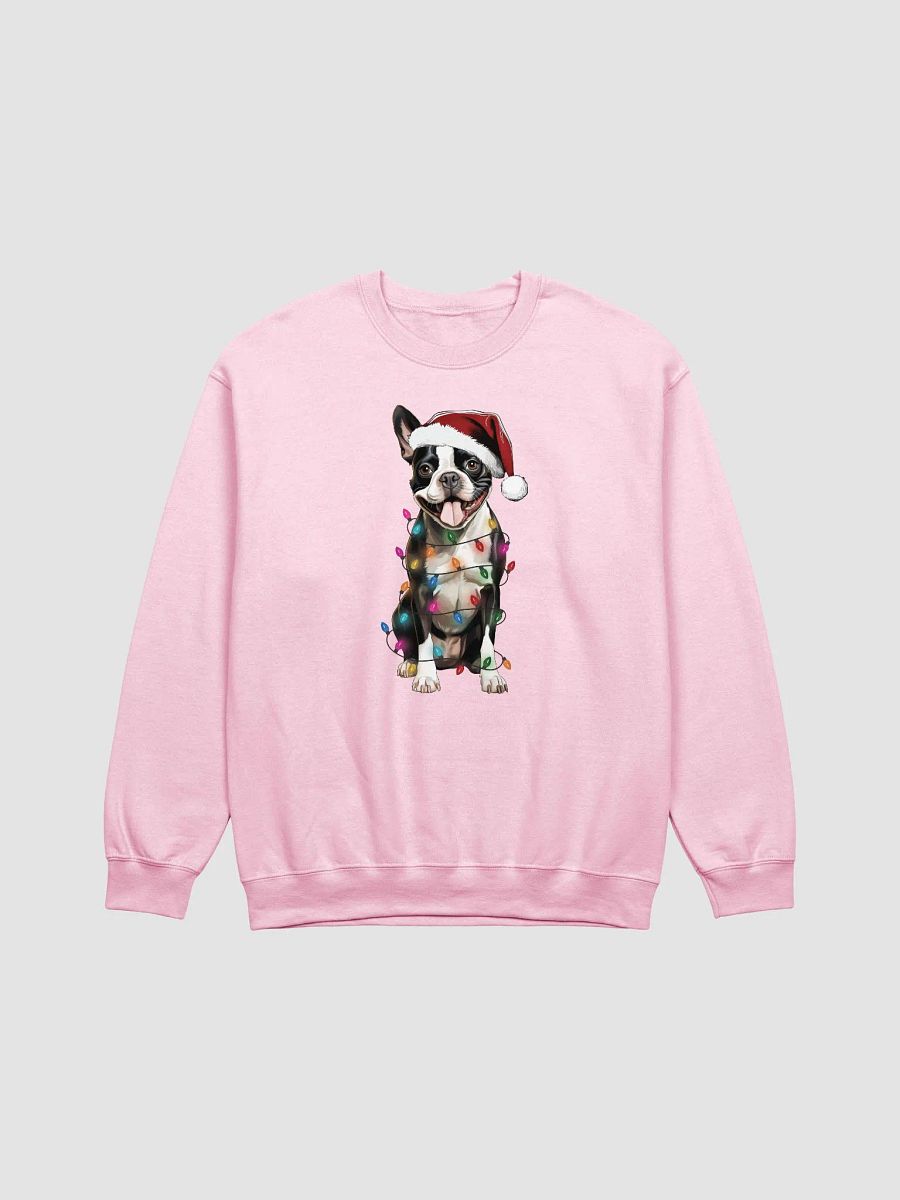 Funny Boston Terrier Christmas Sweatshirt for Bostie Paw-rents product image (13)