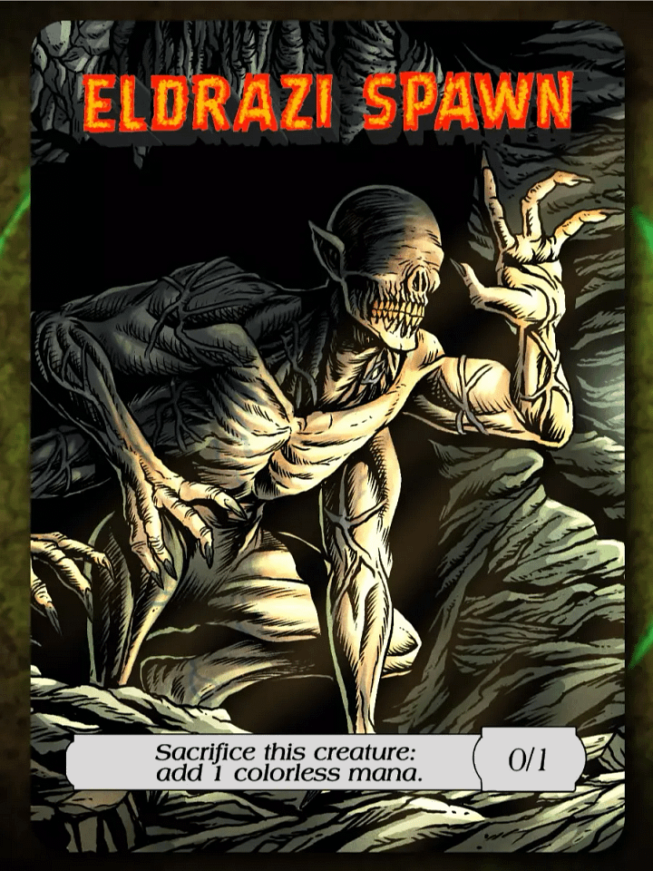 Eldrazi Spawn 0/1 Full Art Token product image (1)