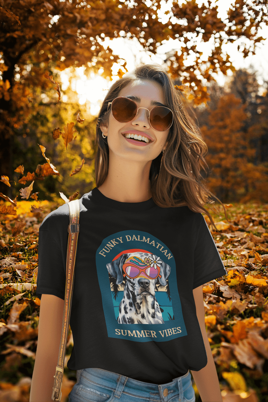 Funky Dalmatian Summer Vibes Regular Fit T-shirt product image (3)