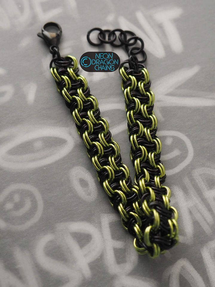 Black Vipera Bracelet / OOAK product image (1)
