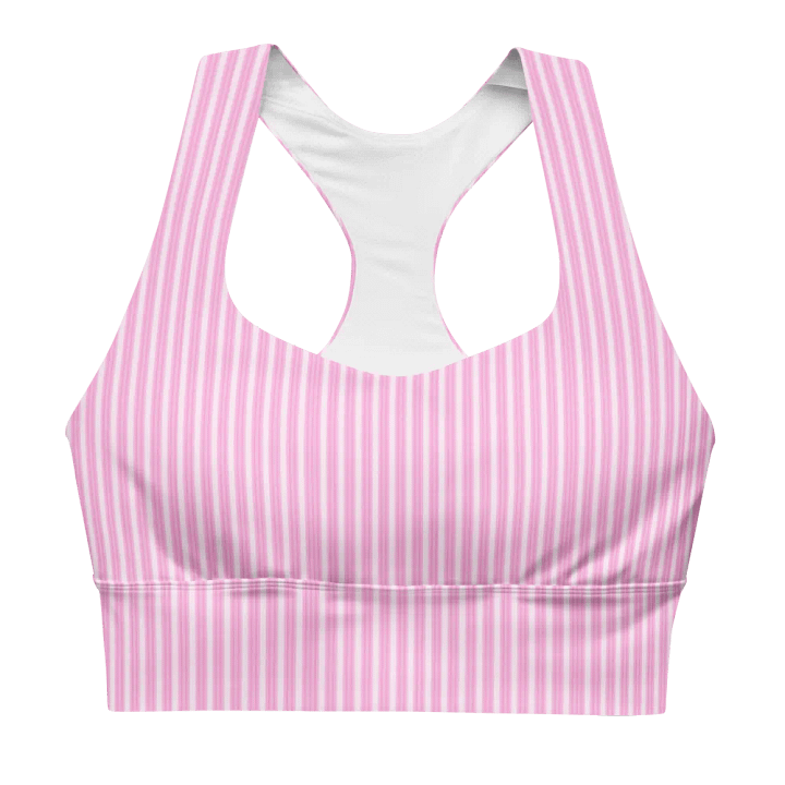 Stripes for days sports bra product image (1)