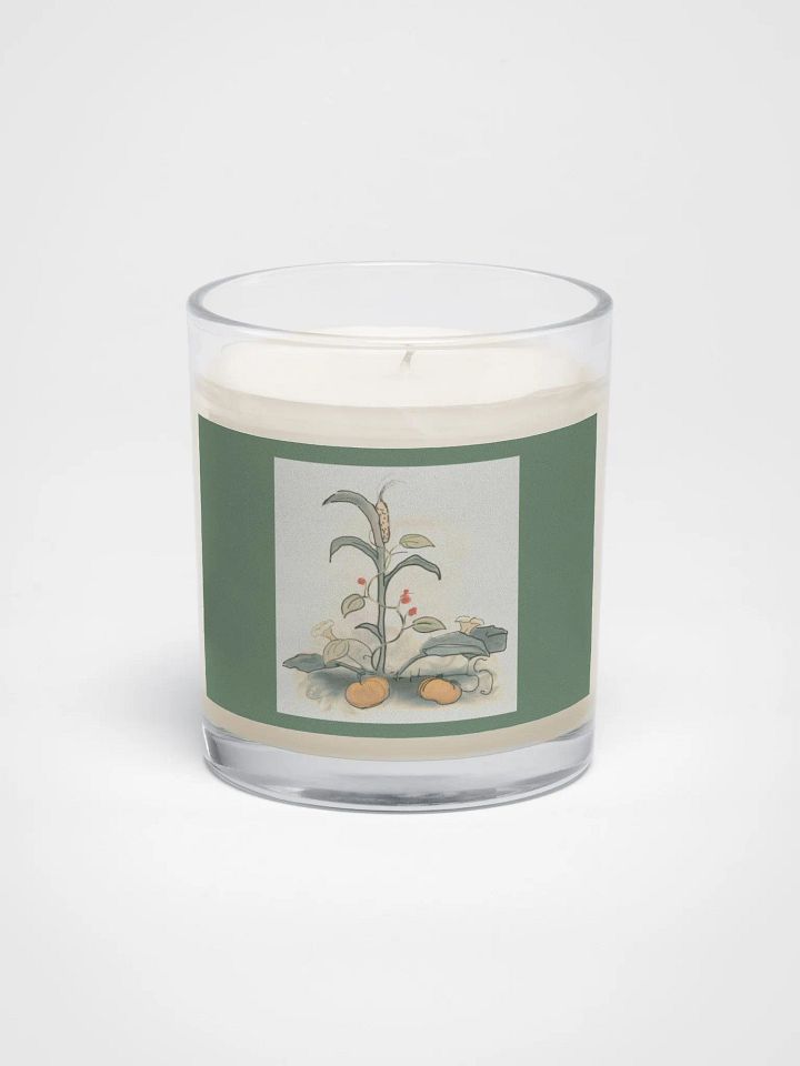 Harvest Spice Soy Candle in Clear Glass Jar product image (1)