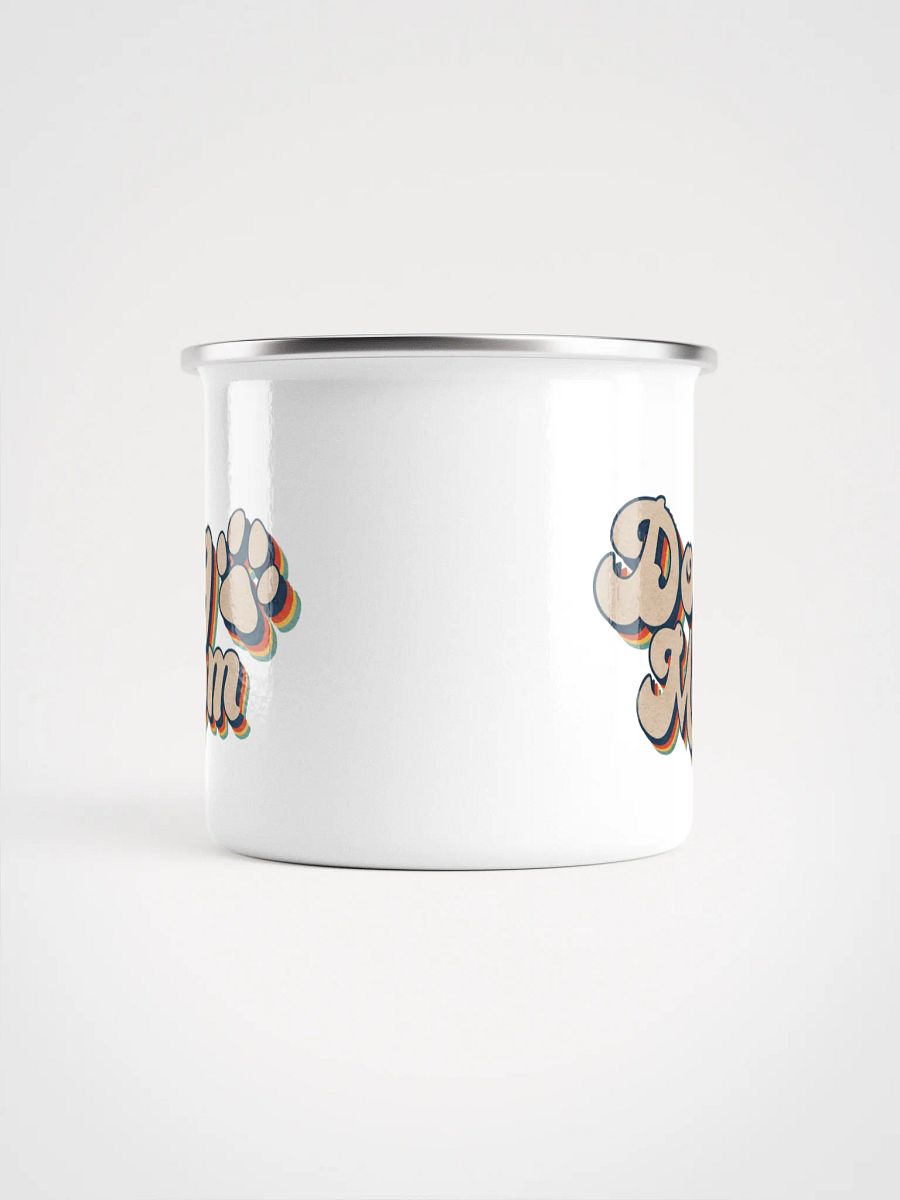 Copy of Enamel Camping Mug -Dog Mom Retro product image (3)