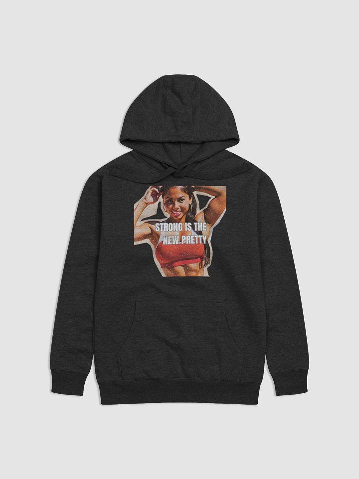 Pretty Strong Red Sports Bra Hoodie product image (1)