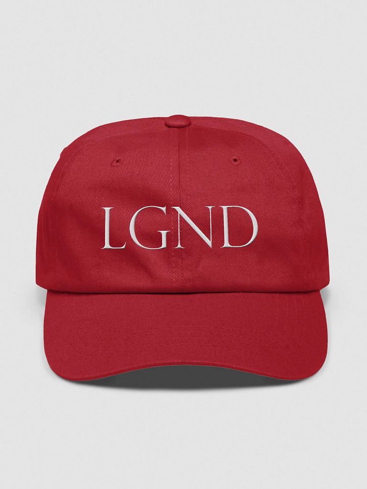 LGND Dad Hat - Red product image (1)