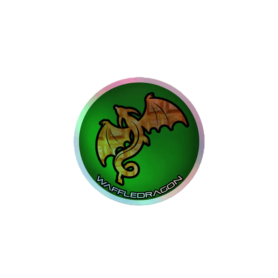 Waffle Logo Holo Sticker product image (1)