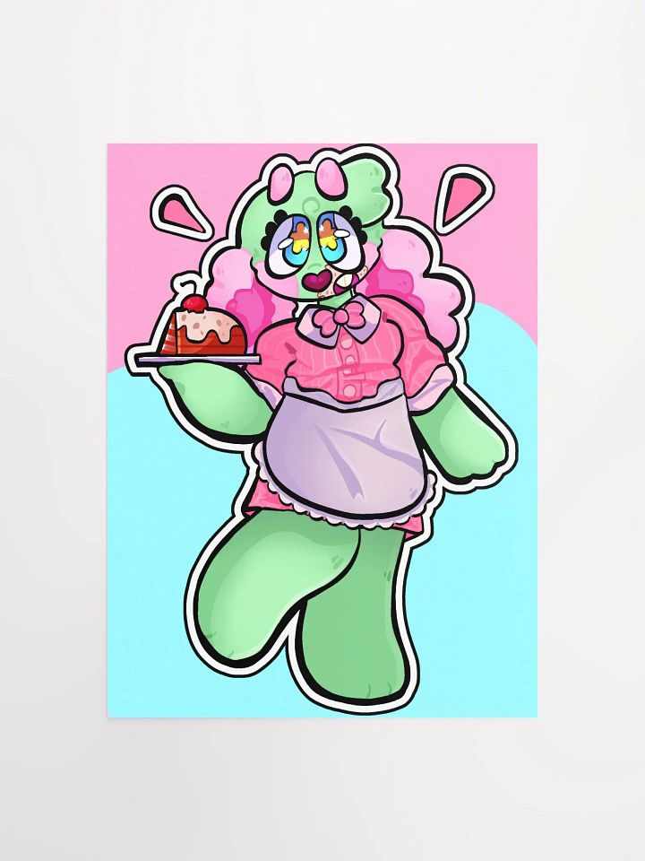 Oops! Milly took a slice! Poster product image (1)