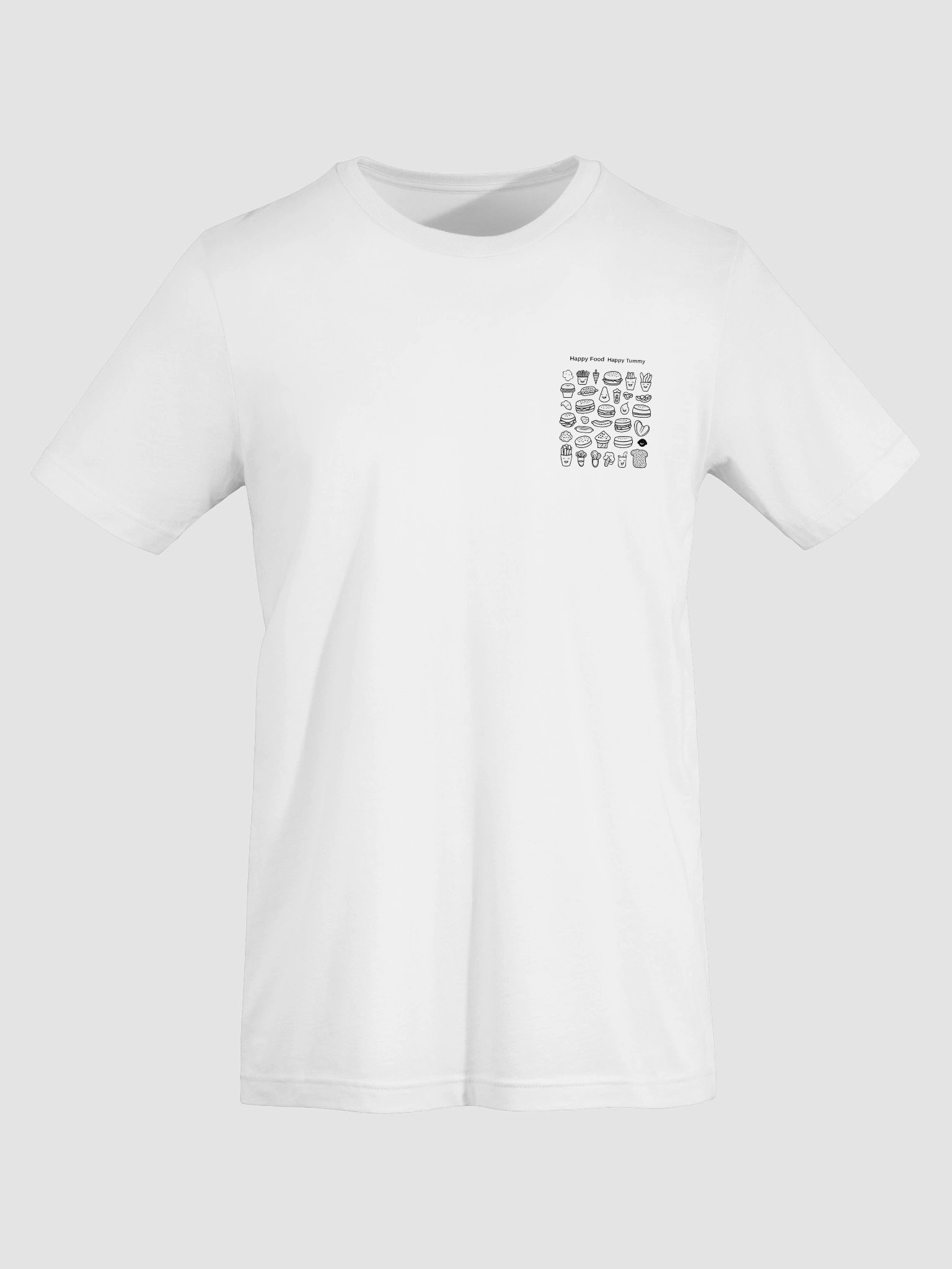 Happy Food, Happy Tummy — Smiling Snacks T-Shirt product image (103)