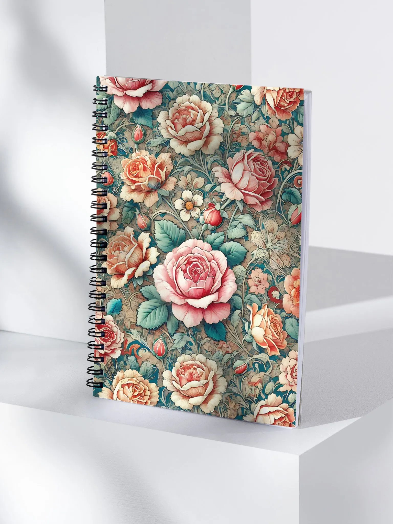 Royal Floral Spiral Notebook product image (4)