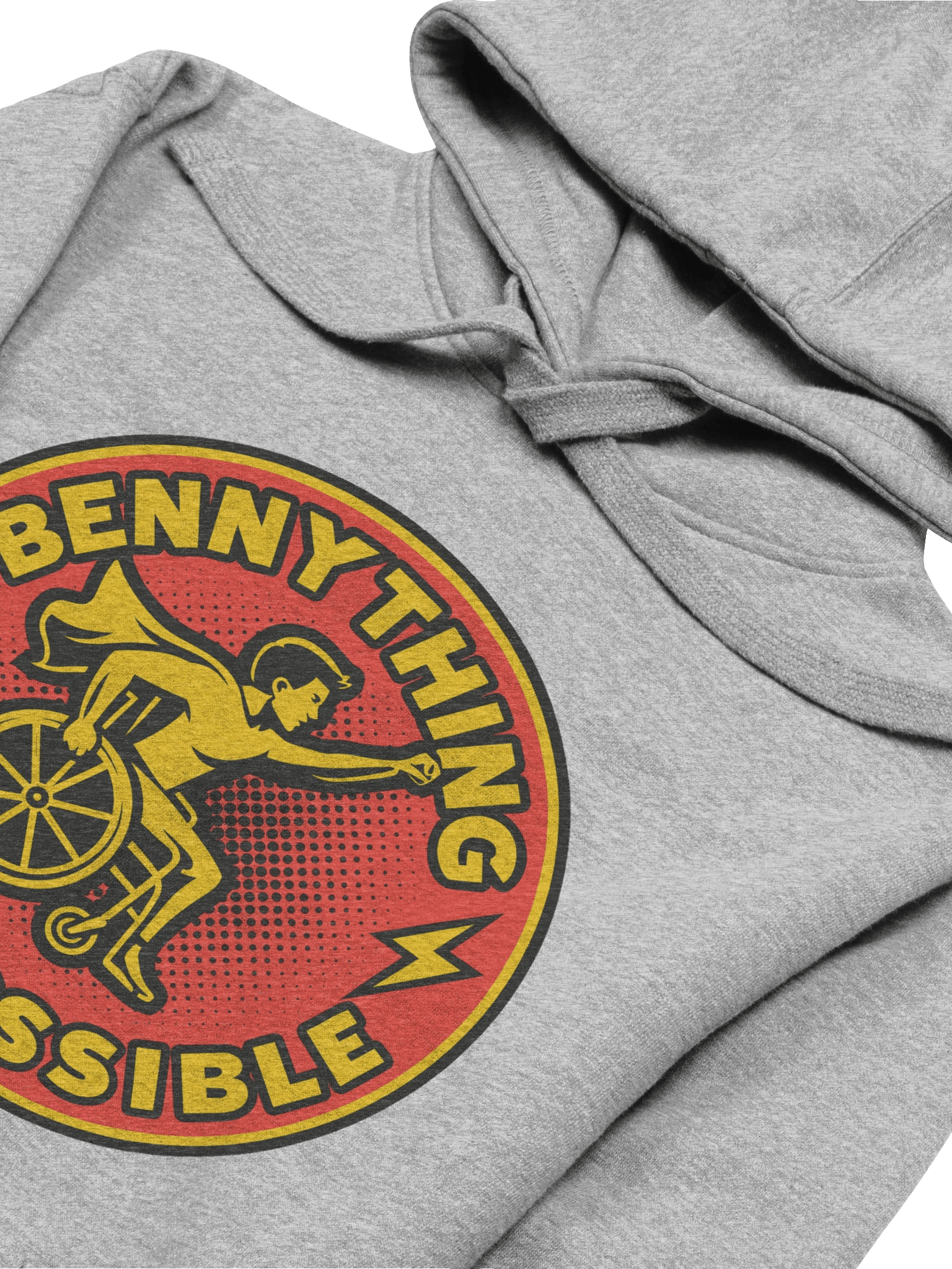 BENNYTHING Is Possible Red Logo Premium Hoodie [Unisex] product image (36)