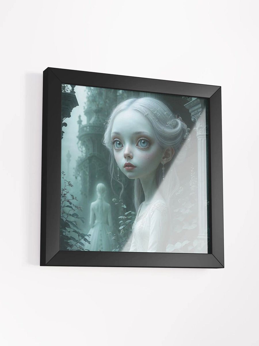 Haunted Porcelain Gaze Framed Print product image (27)