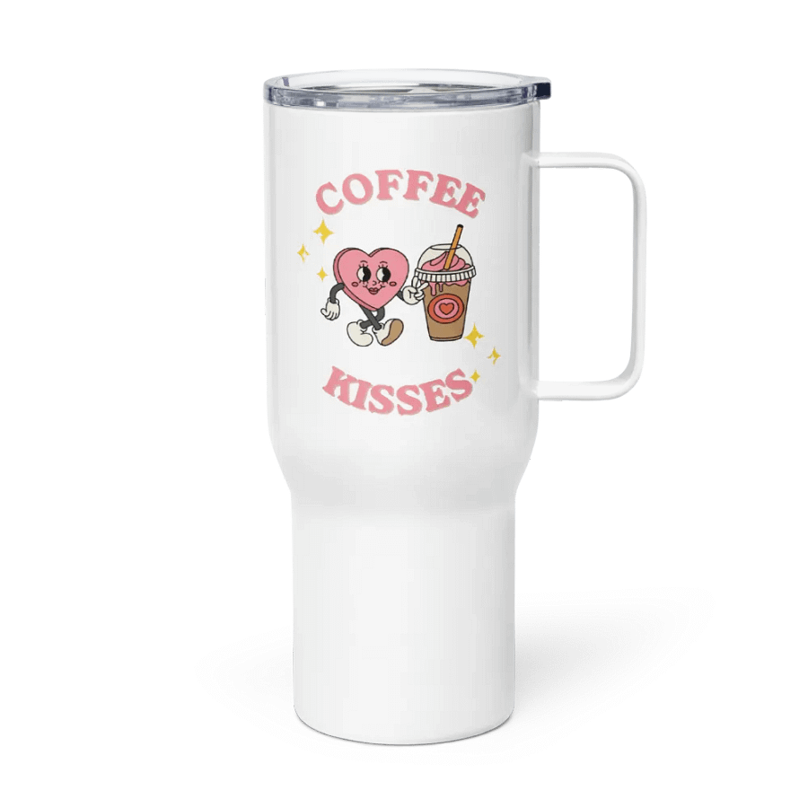 Coffee & Kisses Travel Mug product image (6)