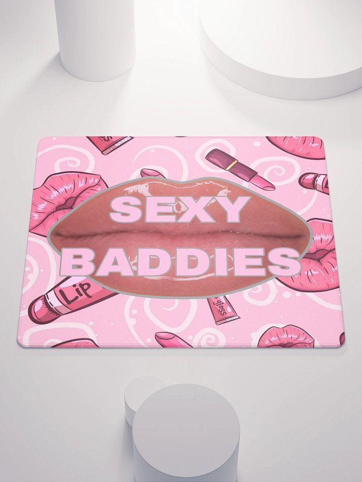 Glossy SexyBaddies Lips Gaming Mouse Pad product image (2)