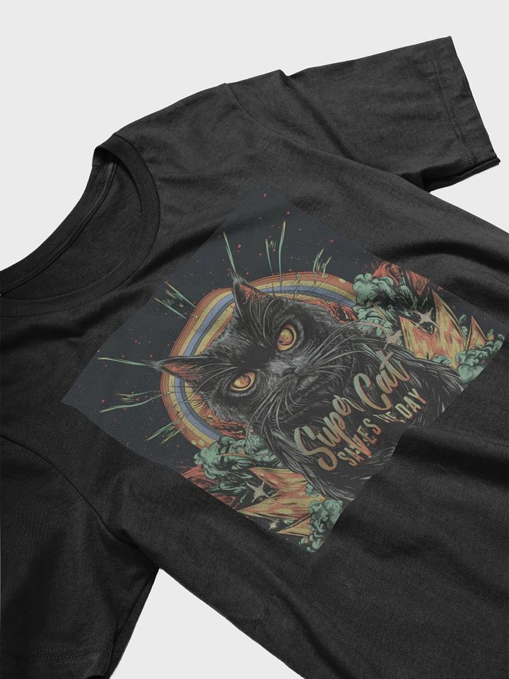 Super Cat Saves the Day T-Shirt product image (2)