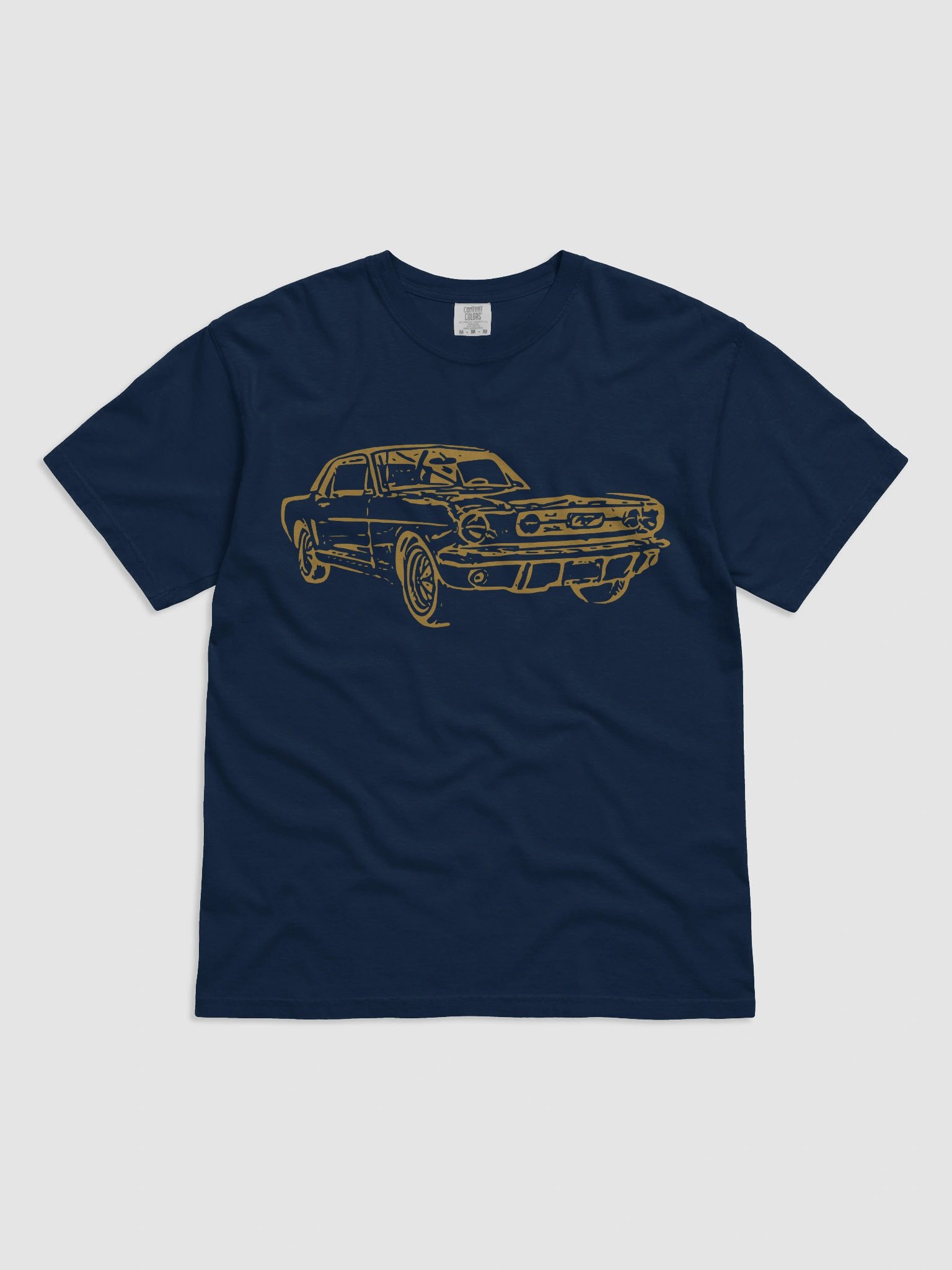 Classic American Car Garment Dyed Tee product image (4)