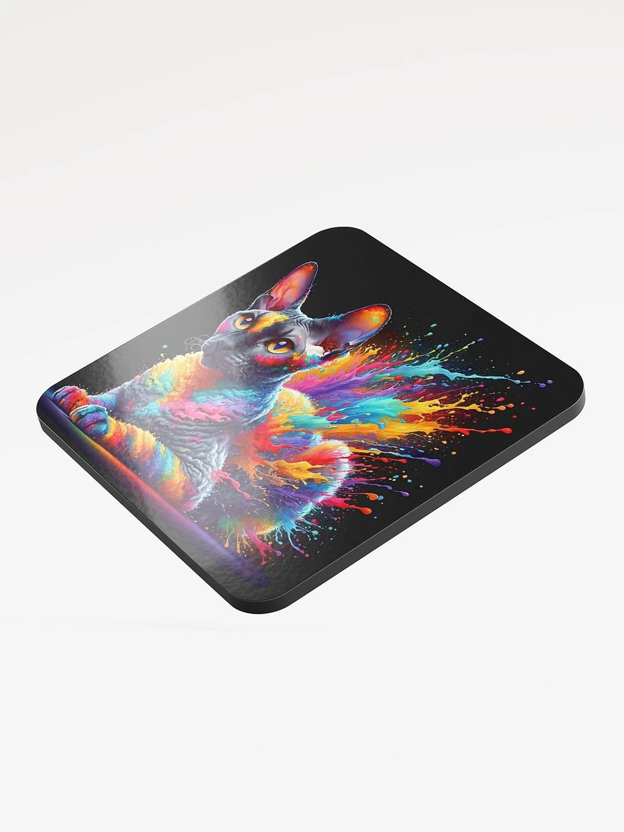 Glossed Cork Coaster: Cornish Rex product image (3)