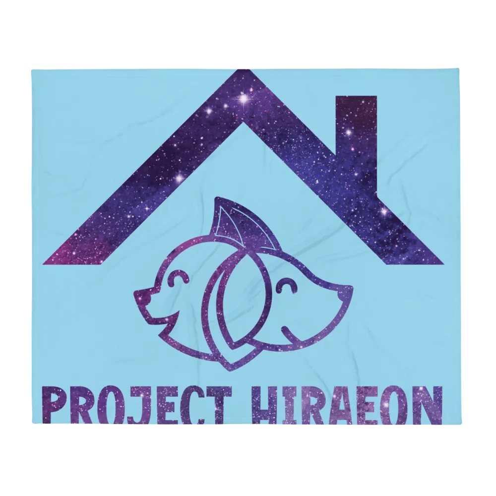 LIGHT BLUE PH THROW BLANKET product image (1)