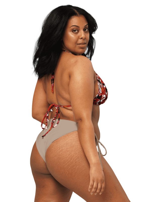 Fire Flower | Recycled Padded String Bikini Top product image (3)