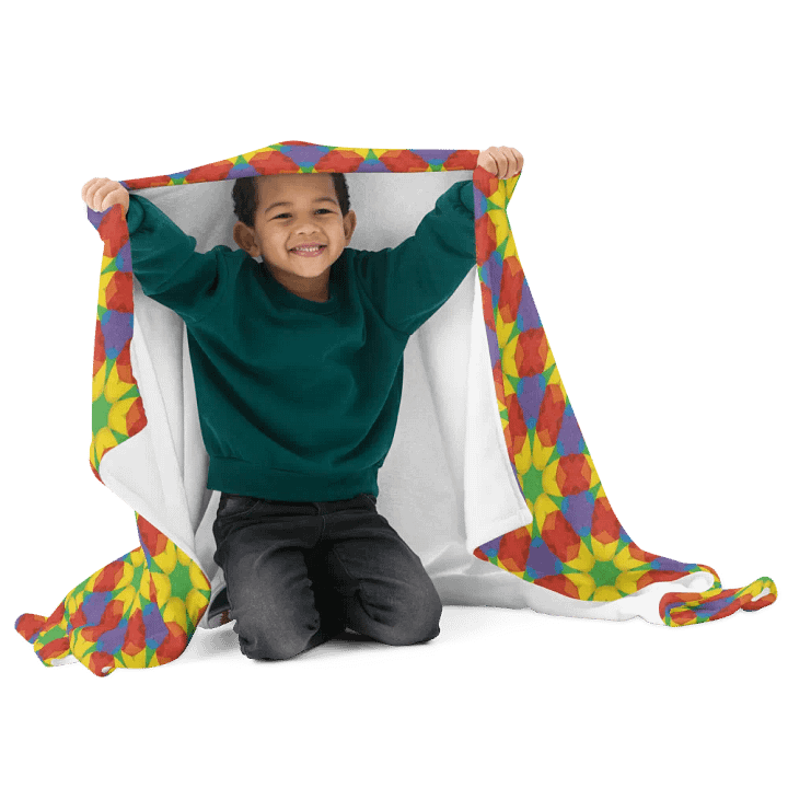 Cozy Rainbow Blanket for Kids product image (1)