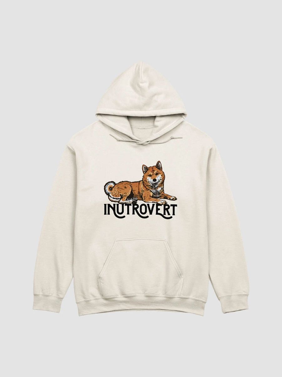 Inutrovert Hooded Sweatshirt of a Shiba Inu | Funny Hoodie for Shiba Inu Paw-rents product image (22)