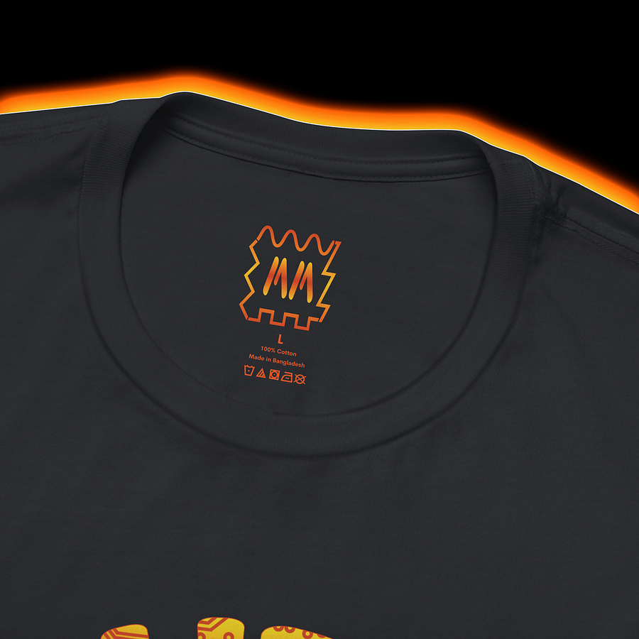 EuroCrack - Modular Synthesizer Eurorack Addict T-Shirt (AMBER PRINT) product image (4)