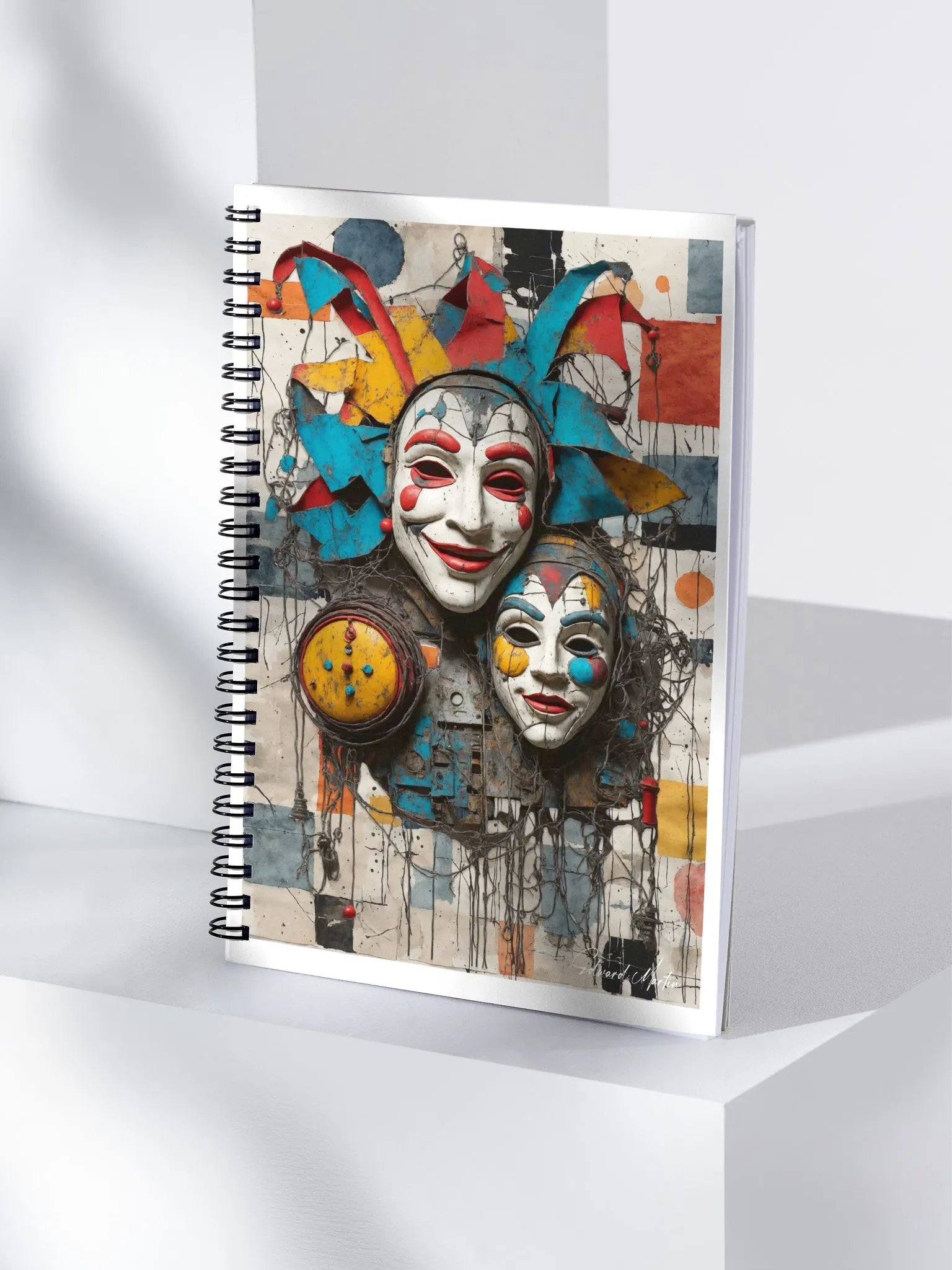 Masked Splendor Spiral Notebook product image (4)