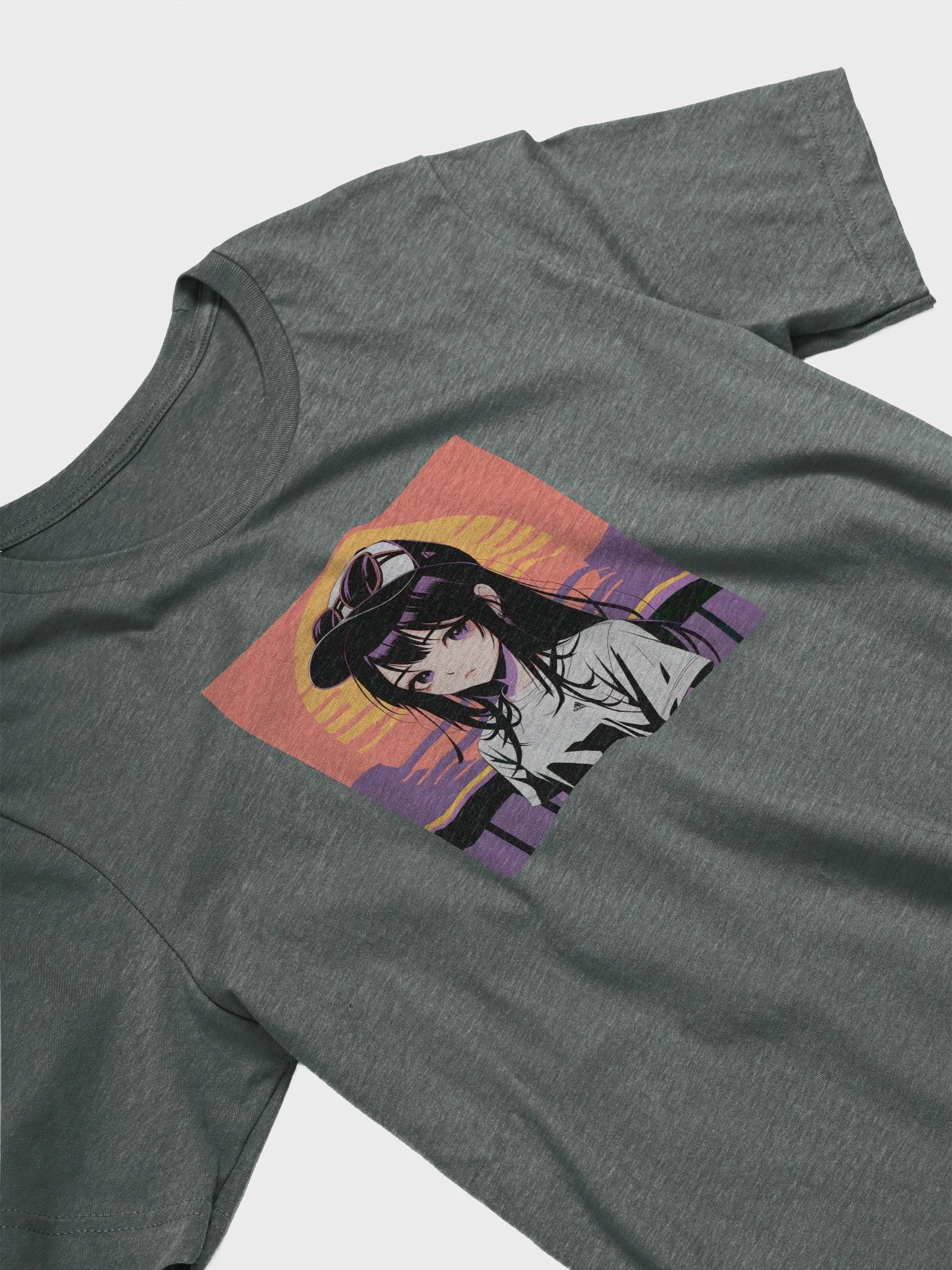 Anime Girl Black Hair T-shirt product image (3)