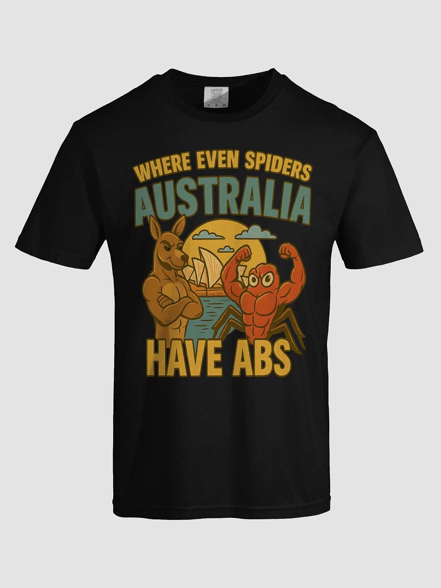 Flexing Kangaroo & Spider Australia Tee product image (62)