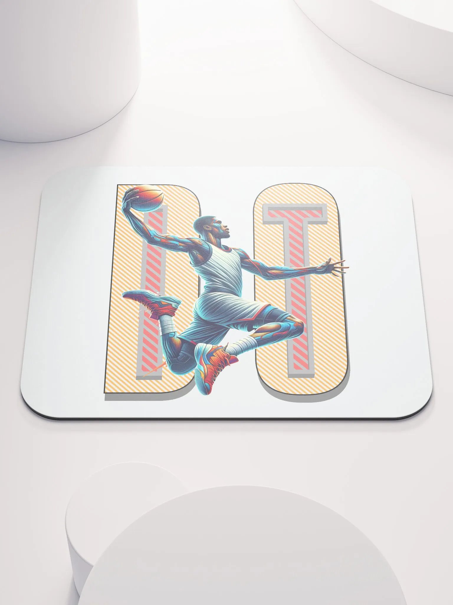 Do It Basketball Airborne Dunk Mouse Pad product image (1)