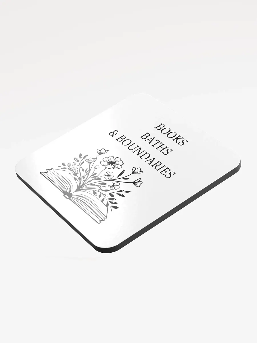 Books Baths and Boundaries Coaster product image (3)