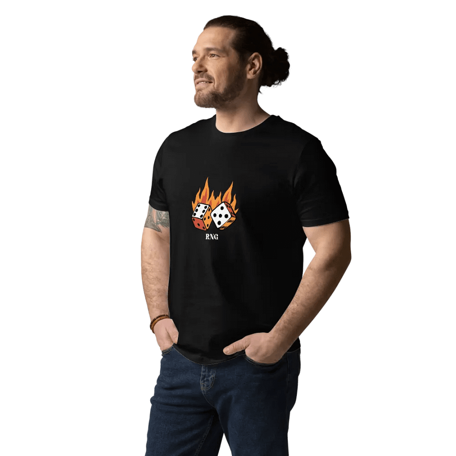 RNG Flaming Dice T-Shirt - 100% cotton product image (16)