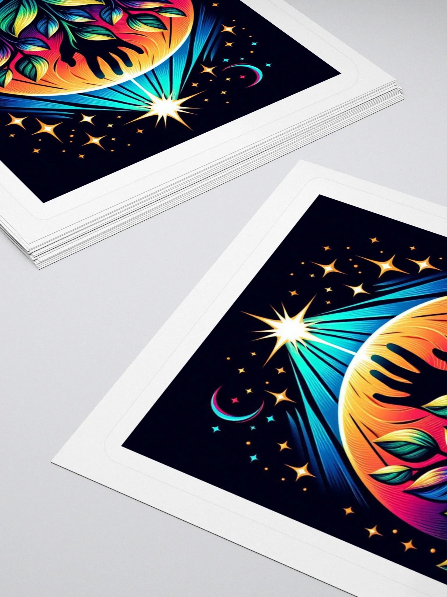 Starry Reach Kiss Cut Stickers product image (15)