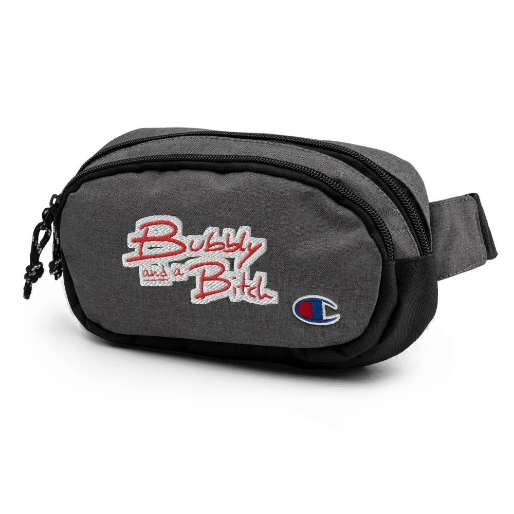 Bubbly and a B*tch (red bubble design) champion fanny pack product image (4)