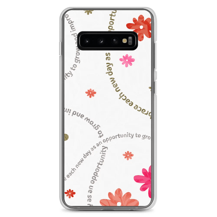 Grow and Improve Floral Samsung® Case product image (2)