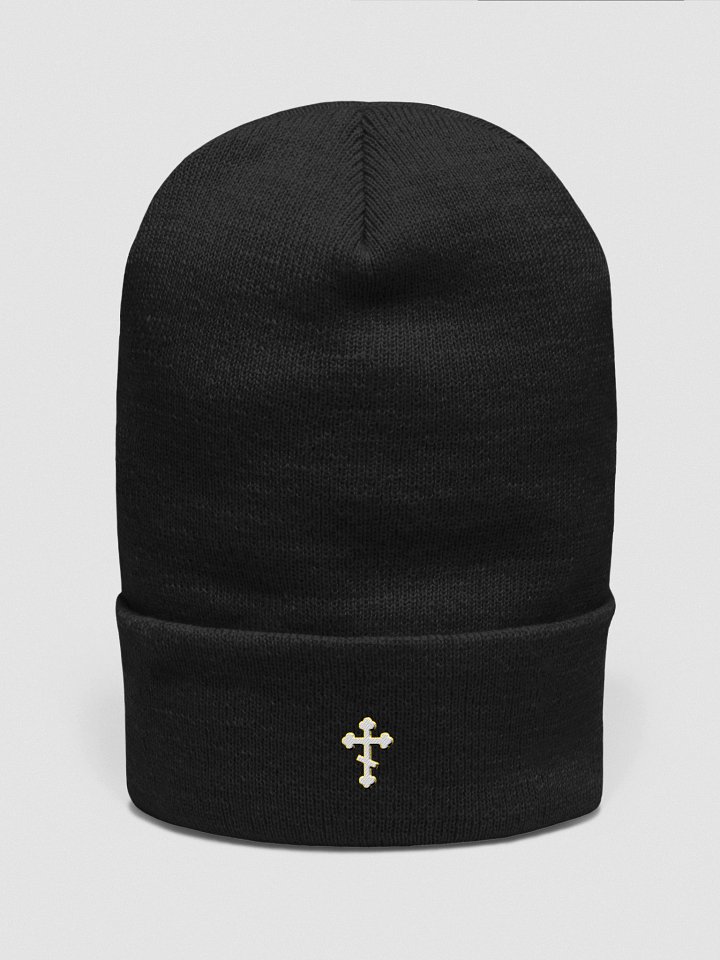 Orthodox Cross Cuffed Beanie product image (1)
