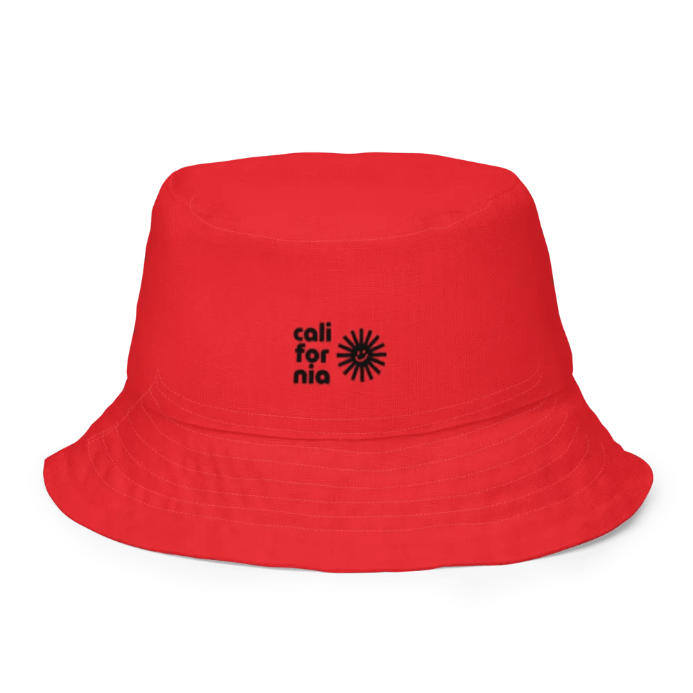 Sunny California Red/Orange Reversible Bucket Hat product image (1)