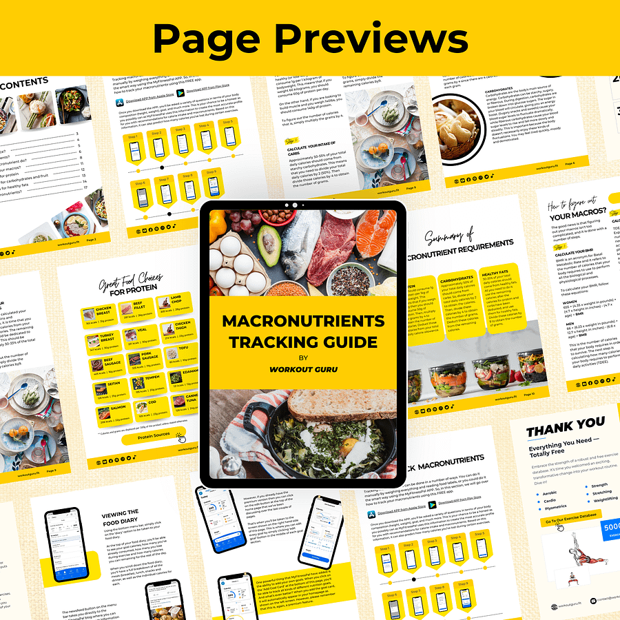Macronutrients Tracking Guide Ebook product image (4)