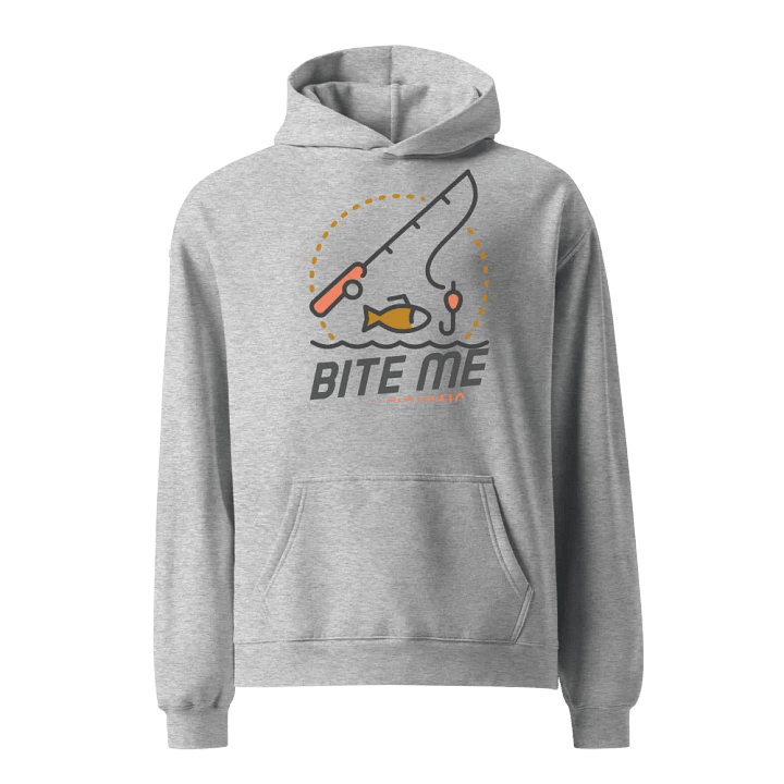 BITE ME Bike Fishing Graphic Oversized Hoodie product image (2)