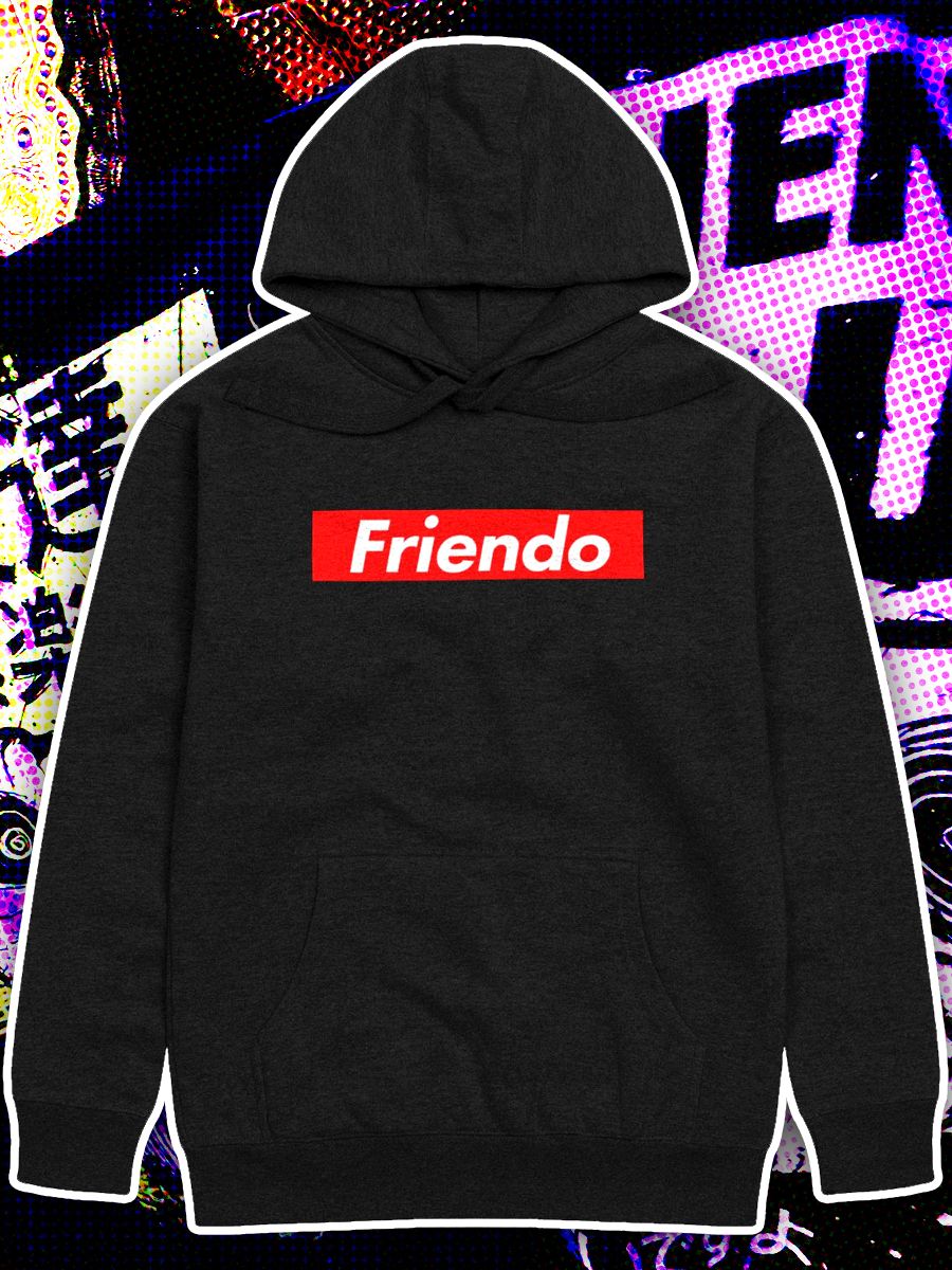 Friendo Red Bar Hoodie product image (1)