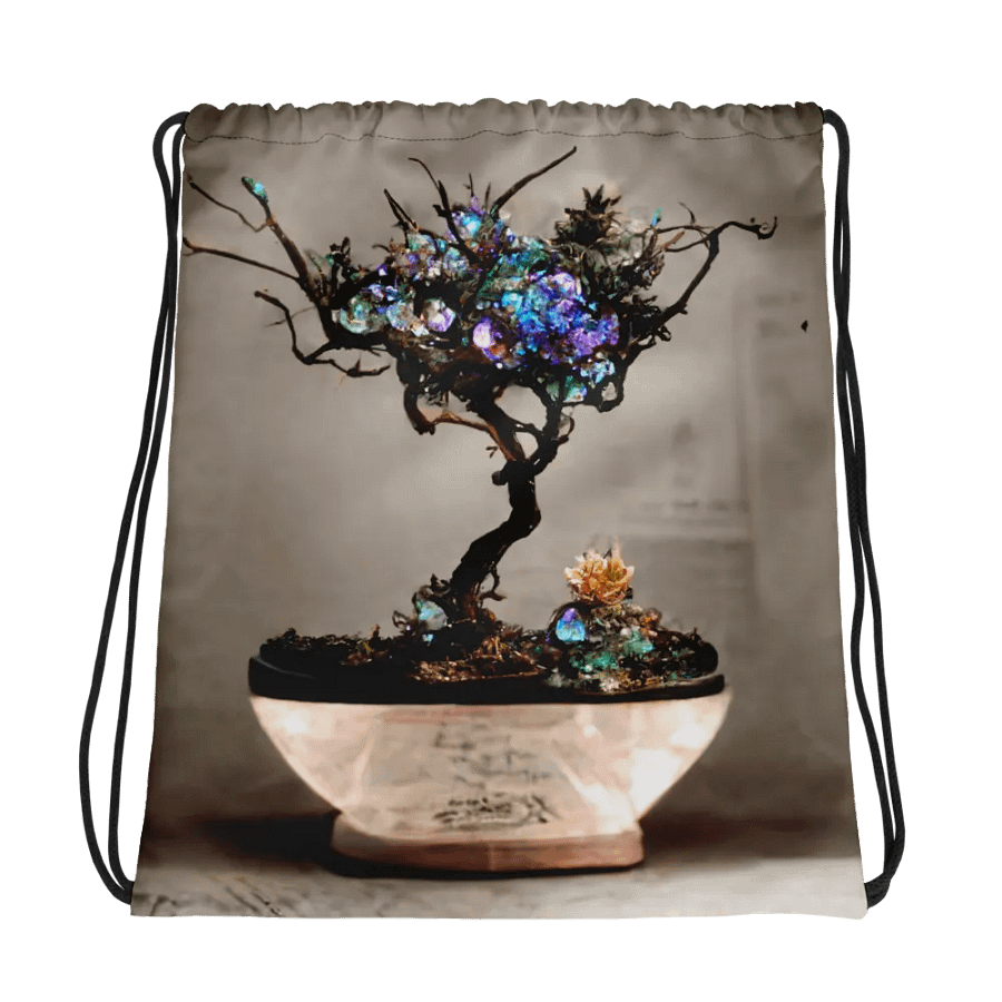 Iridescent Crystal Tree Drawstring Bag product image (1)